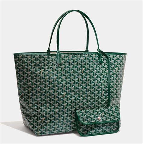 goyard tasche grün dupe|Goyard monograph dupe.